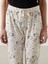 Yeni Sezon Beli Lastikli Desenli Kadın Jogger Pijama Alt 3