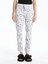 Yeni Sezon Beli Lastikli Desenli Kadın Jogger Pijama Alt 2