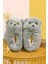 Barney Ayıcık Peluş Unisex Hayvanlı Panduf Ev Ayakkabısı Pufidik 1