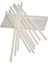 10 Adet Sıcak Ince Mum Silikon 7 mm Boy 15 cm 2