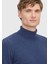 Indigo Tam Balıkçı Yaka Düz Örgü Yün Karışımlı Triko Kazak 4
