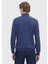 Indigo Tam Balıkçı Yaka Düz Örgü Yün Karışımlı Triko Kazak 5