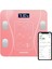 C-W01 Dijital Akıllı Bluetooth Baskül - Pembe - Pil Hediyelidir 1