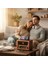 Buffer® Büyük Boy Retro Ahşap Tasarım Bluetooth Hoparlörlü Radyo 3
