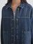 Yeni Sezon Oversize Kadın Jean Gömlek Ceket 3