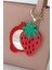 Çilek Tasarım Meyve Model Aynalı Kadın Çanta Charmı ve Anahtarlık 1