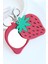 Çilek Tasarım Meyve Model Aynalı Kadın Çanta Charmı ve Anahtarlık 2
