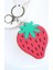 Çilek Tasarım Meyve Model Aynalı Kadın Çanta Charmı ve Anahtarlık 3
