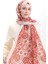 Desenli Soft Şal 70297-13 Kiremit Pudra 1