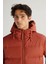 Regular Fit Normal Kesim Kapüşonlu Cepli Şişme Puffer Mont 4