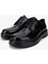 Erkek Hakiki Deri Siyah Açma Casual Ayakkabı 381 22129 Erk Ayk SK25-26 Sıyah Acma 4