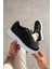Erkek Sneaker F41 Siyah Beyaz Günlük Spor Ayakkabı Yüksek Taban Rahat Tasarım 4