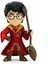 Harry Potter Metalfigs Die Cast Figür - Harry ve Süpürgesi 1