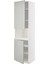 Mikrodalga Fırın Boy Dolabı, Havstorp Açık Gri-Koyu Gri, 60X60X220 Cm, 2 Kapaklı ve 6 Raflı 1