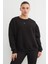 Love Aksesuarlı Bisiklet Yaka Oversize Sweatshirt 2