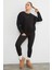 Love Aksesuarlı Bisiklet Yaka Oversize Sweatshirt 5