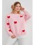 3 Iplik Fiyonk Nakışlı Oversize Sweatshirt 1