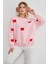 3 Iplik Fiyonk Nakışlı Oversize Sweatshirt 2