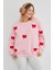 3 Iplik Fiyonk Nakışlı Oversize Sweatshirt 3