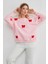 3 Iplik Fiyonk Nakışlı Oversize Sweatshirt 4