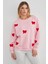 3 Iplik Fiyonk Nakışlı Oversize Sweatshirt 5