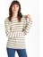 Yeni Sezon Bisiklet Yaka Çizgili Kadın Tişört 1