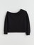 Yeni Sezon Kayık Yaka Oversize Kadın Sweatshirt Tunik 1