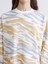 Yeni Sezon Bisiklet Yaka Desenli Kadın Sweatshirt Tunik 3