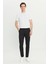 Pamuklu Slim Fit Dar Kesim Armürlü Yan Cepli Casual Pantolon 3