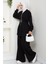 Dilsa Kemerli Oysho Ikili Takım 1607 - Siyah 3