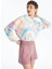 Yeni Sezon Batik Desenli Uzun Kollu Oversize Kadın Hoodie 1