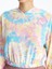 Yeni Sezon Batik Desenli Uzun Kollu Oversize Kadın Hoodie 3
