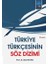 Türkiye Türkçesinin Söz Dizimi 1