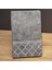 Desenli Gri Deri Defter 3