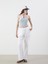 Yeni Sezon Straplez Yaka Jean Crop 2