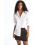 Yeni Sezon Oversize Poplin Kadın Gömlek 1