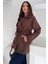 Kadın Bel Büzgülü Düğmeli Ceket – Fonksiyonel & Modern Stil 2