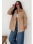 Kadın Bel Büzgülü Düğmeli Ceket – Fonksiyonel & Modern Stil 3