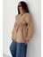 Kadın Bel Büzgülü Düğmeli Ceket – Fonksiyonel & Modern Stil 7