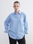 Yeni Sezon Çizgili Oversize Poplin Kadın Gömlek 1
