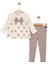 Puantiyeli Fitilli Kız Bebek Taytlı Ikili Takım 1