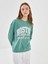 Yeni Sezon Bisiklet Yaka Baskılı Kadın Sweatshirt 1