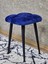 Kare Siyah Boyalı Konik Ayaklı Tabure - Oturak - Bar Taburesi - Ayaklı Tabure Mavi Renk 48 x 33 Boyut/ebat 4