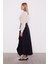 Siyah Pilise Detaylı Etek 8
