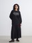 Yeni Sezon Istanbul Baskılı Oversize Kadın Sweatshirt Tunik 2