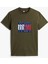 Tommy Hılfıger Erkek Marka Logolu Organik Pamuklu Bisiklet Yakalı Günlük Kullanıma Uygun Yeşil T-Shirt DM0DM21977 Mrh 4