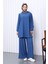 Indigo Bürümcük Tunik Pantolonlu Takım 2