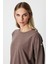 Omzu Düğme Detaylı Bluz Kahve 61394 3