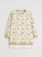 Yeni Sezon Bisiklet Yaka Desenli Kadın Sweatshirt Tunik 1