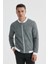 Siyah Slim Fit Pamuklu Kolej Mevsimlik Mont 6